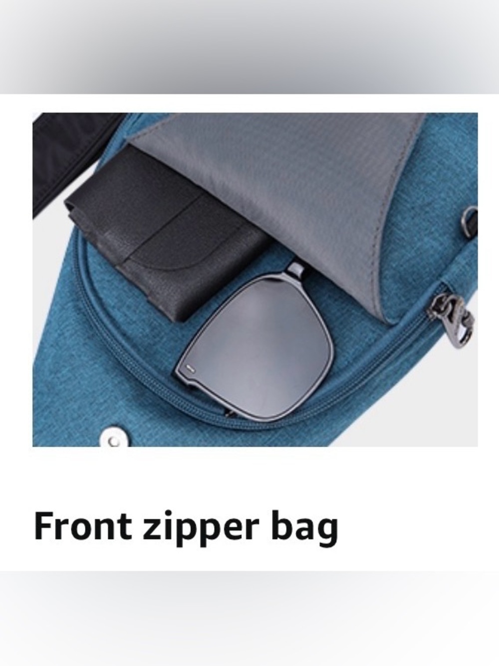 WATERFLY Crossbody Sling Bag 13” x 7” Hiking Biking Running Adventure Travel - Picture 13 of 15